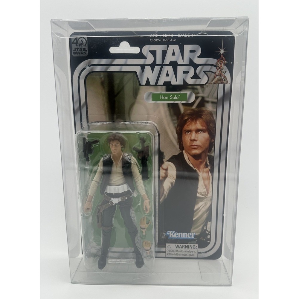 2017 STAR WARS BLACK SERIES 40TH ANNIVERSARY HAN SOLO 6" SEALED W/ CASE